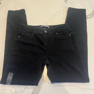 d.jeans Womens Black Skinny Stretchy Denim Jeans Size 6 Cotton Spandex NWOT